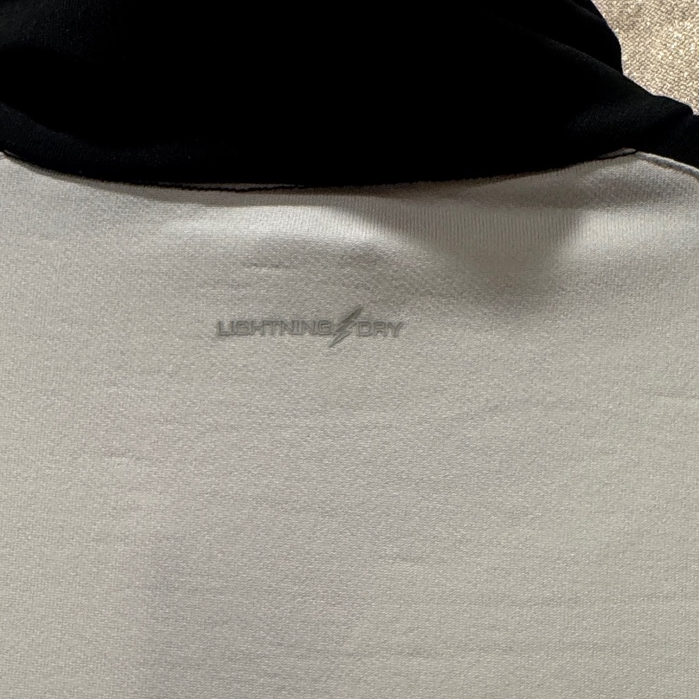 White and Black Long Sleeve Athletic Top - Picture 6 of 16